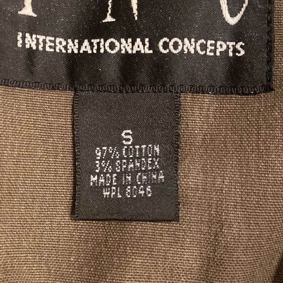 Inc. International Concepts sz S cotton trench 18” pit to pit and 35” length - Picture 12 of 12